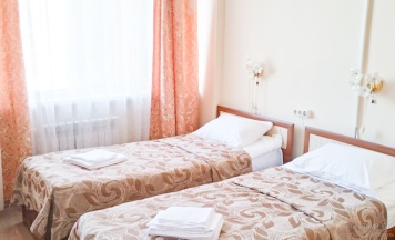 2-местный номер комфорт с 2 односпальными кроватями в Smart Hotel KDO Миасс