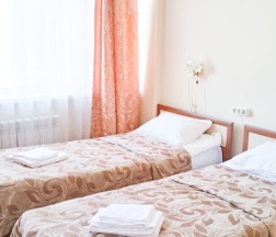 2-местный номер комфорт с 2 односпальными кроватями в Smart Hotel KDO Миасс