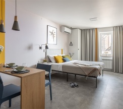 Студия с одной большой кроватью в Apartments&Hotel Trend