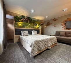 Четырехместный номер с балконом в Green Park Arkhyz&SPA