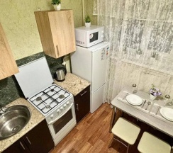 Двухместные апартаменты c 1 комнатой (двуспальная кровать) в Квартира на Жукова 28
