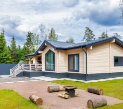 Современный коттедж 120 кв.м. для 8 гостей рядом с Охта парком в Solar House