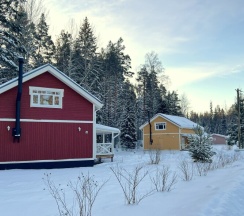 Карельская деревня (двухэтажный дом) 6+4 в Ладога озеро