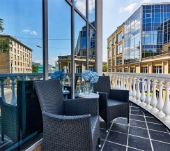 Делюкс с балконом в The Rooms Boutique Hotel