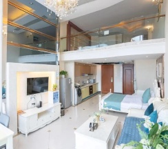 Двухместный люкс Deluxe с 2 комнатами (двуспальная кровать) в Louidon Mega Duplex Apartment - Beijing Rd