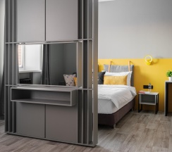 Номер делюкс с 1 двуспальной кроватью в Laska hotel