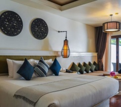 Двухместный номер Terrace  Private Pool с видом на бассейн двуспальная кровать в Natai Beach Resort
