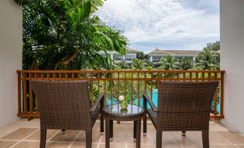 Двухместный номер Superior с видом на бассейн 2 отдельные кровати в Naithonburi Beach Resort