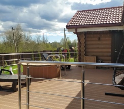 Дом с баней, камином и террасой 4+2 в Snhaus