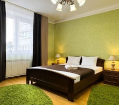 Трёхместные апартаменты c 1 комнатой в Квартира Right Room на Баумана 5а
