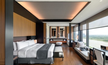 Номер Standard с видом на реку в The Lalu Nanjing