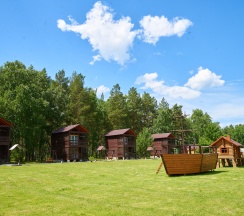 Дом с террасой в Лунный свет