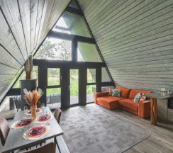 № 15 A-Frame 77 m2 с камином, кондиционером и террасой (оснащение дома см. Подробнее) в Les holidays