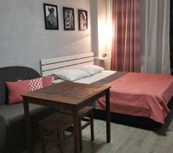 Трехместный номер с двуспальной и односпальной кроватью в Pulkovo Sky