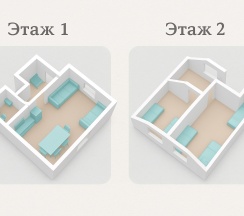 Коттедж "Яхонт" для 6 человек в Глухарь