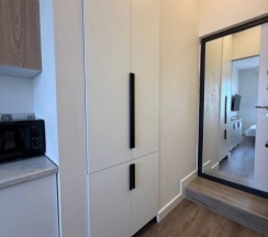 Уютная студия на 13 этаже с панорамным видом на Каспийское море. в Как Дома 05