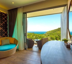 Двухместный номер Deluxe с видом на море двуспальная кровать в Crest Resort & Pool Villas