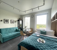Country - 4х местные апартаменты-студия у Ботанического сада (10 этаж) в Smart Lofts Moscow