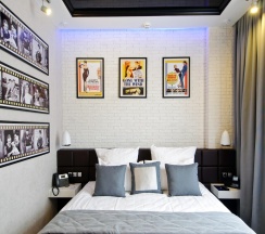 Комната улучшенная с 1 двуспальной кроватью в Hotel design style