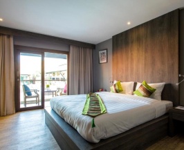 Двухместный номер Standard с видом на бассейн двуспальная кровать в Отель Naiya Buree Boutique Resort