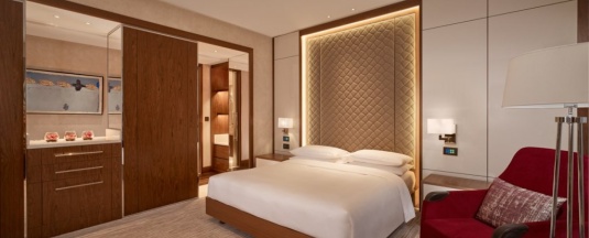 Двухместный номер с доступом в клубную гостиную Делюкс двуспальная кровать в Hyatt Regency Moscow Petrovsky Park