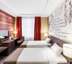 Двухместный стандартный номер с 2 односпальными кроватями в Онегин