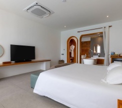 Двухместный номер Deluxe с видом на море двуспальная кровать в X-sea khanom Harbor Bay Resort