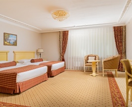 Номер первой категории СУПЕРИОР ТВИН (вид на стену) в Rimar Hotel Krasnodar