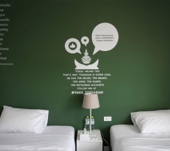 Двухместный номер Standard 2 отдельные кровати в Yaks House Hostel