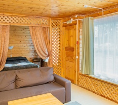 Улучшенный двухместный номер с видом на озеро в Авиаретро