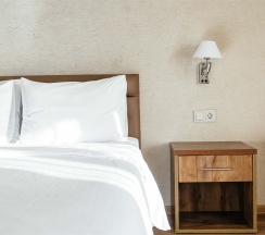 Апартаменты двухкомнатные с балконом морская сторона. Корпус 2 в Amza Парк