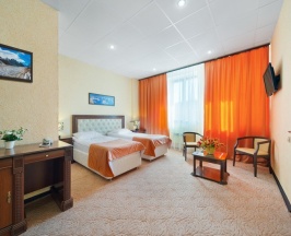 Стандарт/ Standard Twin Room (однокомнатный номер с двумя раздельными односпальными кроватями) в Воронеж