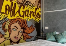 Номер Делюкс с кроватью размера "king-size" Grafiti в Loft Garden