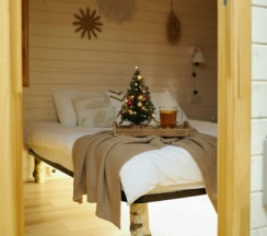 Tiny Панорама 40м² - дом повышенного комфорта: заезд с 16:30, выезд до 13:30 в Aframe Happy