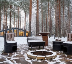 №11 Сhalet 110m2 с горячим банным чаном и закрытой территорией (оснащение дома, стоимость чана и бани см. Подробнее) в Les holidays