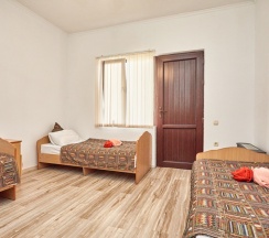 Трёхместный номер Standard с балконом и с красивым видом из окна в Ахимса