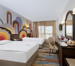 Двухместный номер Deluxe Standard с видом на город 2 отдельные кровати в Megasaray WestBeach Antalya