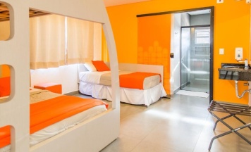 Четырёхместный номер Standard в Concept Design Hostel & Suite