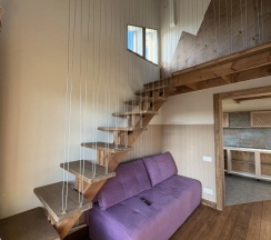 Четырёхместный семейный коттедж с видом на внутренний двор в Ракита