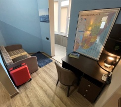Семейный люкс с балконом и видом на море в Hotel Pallada