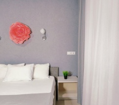 Четырёхместный номер Superior с балконом и рядом с пляжем в Casa mare