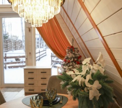 Aframe Luxe White | Банный чан на территории в Берёзовая роща