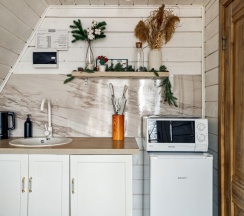 Aframe White | Банный чан на территории в Берёзовая роща