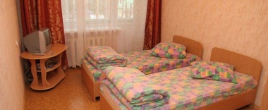 1-комнатный номер стандарт с 2 односпальными кроватями корпус 1 (с завтраком) в Бригантина