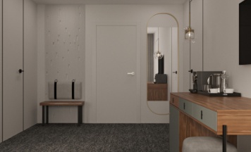 Двухместный люкс двуспальная кровать в Трубник