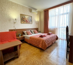 Двухместный комфорт с двуспальной кроватью с доп местом в Атриум