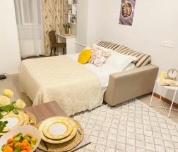 Студия с видом на горы в Like Home Almaty