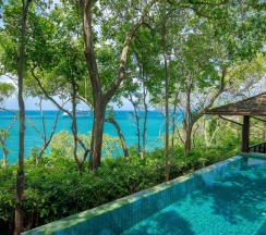Вилла Residential с бассейном с 3 комнатами с частичным видом на океан в Sri Panwa Phuket Luxury Pool Villa Hotel