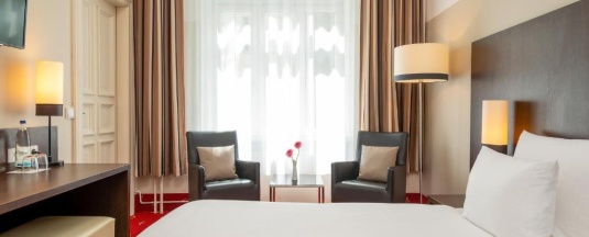 Двухместный номер Comfort двуспальная кровать в Leonardo Hotel Berlin KU'DAMM