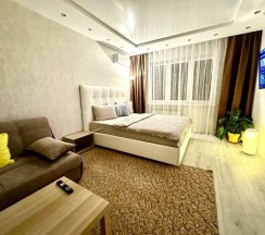 Двухместные апартаменты c 1 комнатой (двуспальная кровать) в Fresh Room на улице Маршала Устинова 3